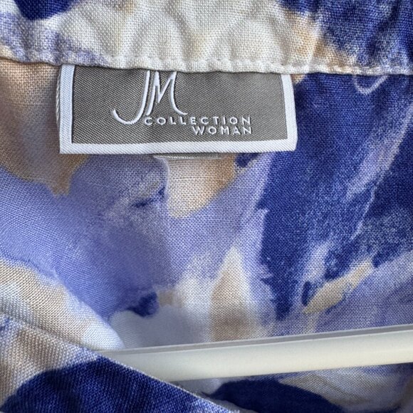 JM Collection 1/4 Zip Pullover Tunic - Picture 4 of 6